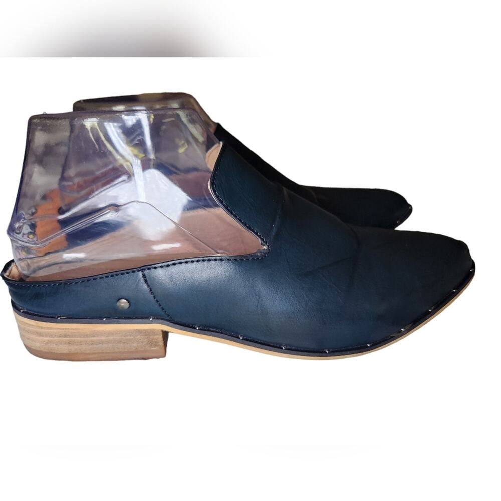 Ccocci Nova Womens Mules Faux Leather Pointed Toe Slip On Shoes Size 7